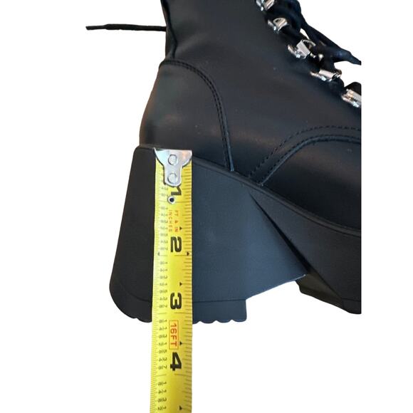 ROC Australia Pelham Platform Ankle Boots in Black - Picture 6 of 8